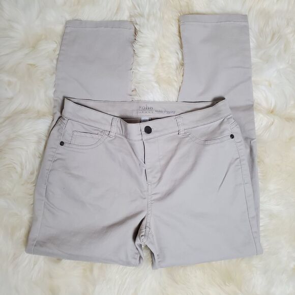 NY&C Soho Cream Jean's Ankle Legging Pants SALE - Picture 5 of 5